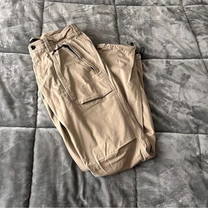 Men’s Abercrombie Beige Tactical Cargo Pants Size 31x32